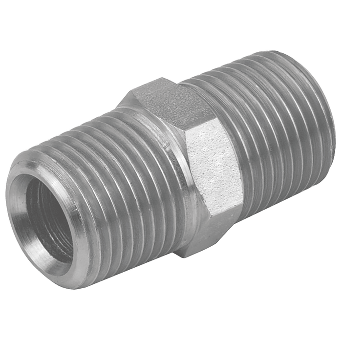 Burnett & Hillman 1/2" NPTF X 1" NPTF Male/Male 1N0816 - FluidAirFittings