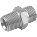 Burnett & Hillman 3/8" NPTF X 1/4" BSP Male/Male 1NB0604 - FluidAirFittings