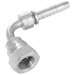 Burnett & Hillman 5/8" BSP Female Hydraulic Insert 60° Cone X Swept Hose Tail 93003 - FluidAirFittings