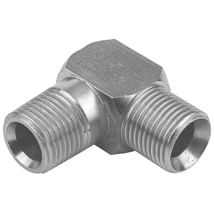 Burnett & Hillman 1/4" BSP X 1/4" NPT Elbow XMB04N04 - FluidAirFittings
