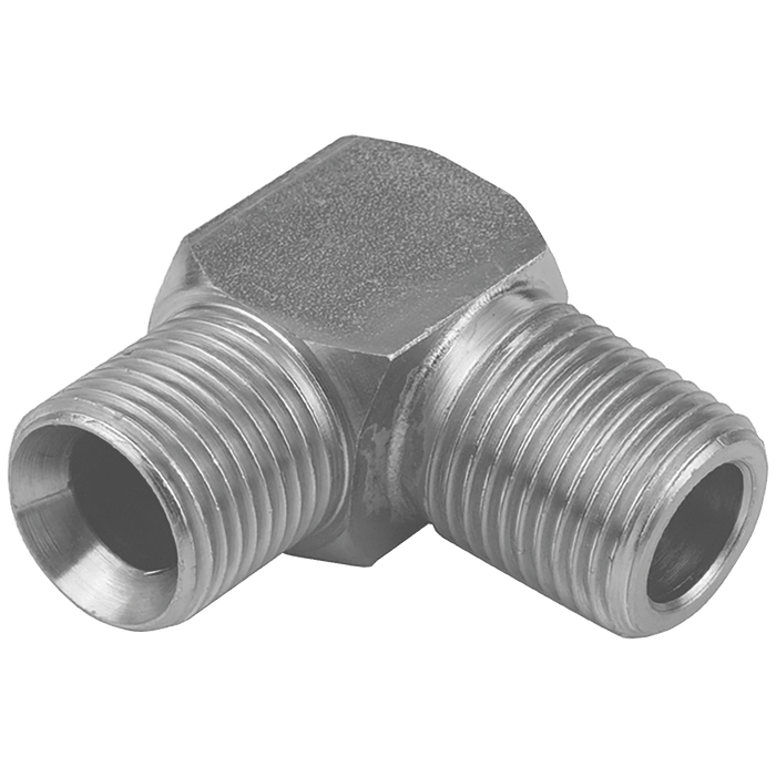 Burnett & Hillman 1/2" BSP X 3/8" BSP Tapered Elbow XMBP08T06 - FluidAirFittings