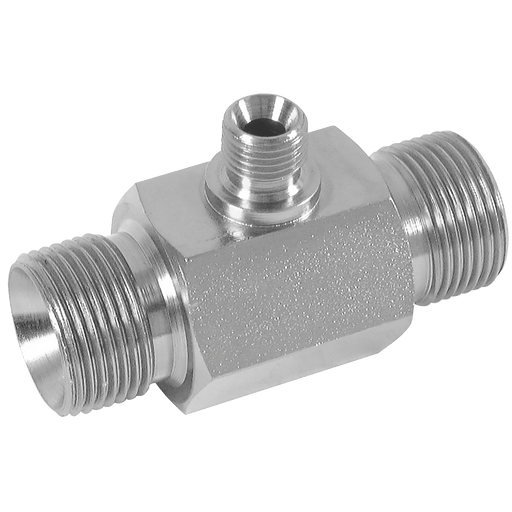 Burnett & Hillman 3/4" BSP X 1/4" BSP Tee RZMB1204BS - FluidAirFittings
