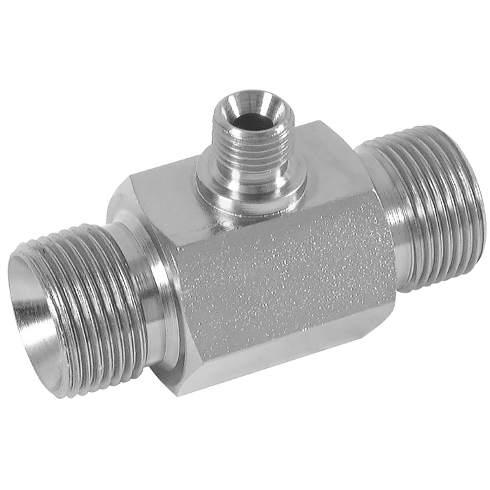 Burnett & Hillman 3/4" BSP X 1/4" BSP Tee RZMB1204BS - FluidAirFittings