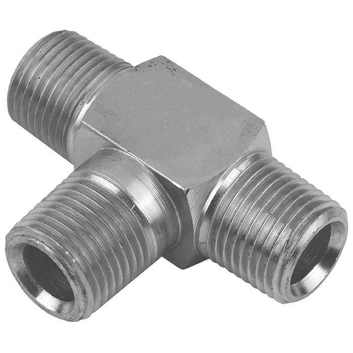 Burnett & Hillman 1/4" NPT Tee ZMN04 - FluidAirFittings