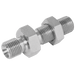 Burnett & Hillman 3/4" X 1/2" BSP Bulkhead and Locknut 09515 - FluidAirFittings