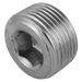 Burnett & Hillman 1" NPTF Hex Socket Steel Plug 09106/HD - FluidAirFittings