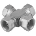 Burnett & Hillman 1.1/2" BSPP Swivel Female Cross 60 Cone Z4MB24 - FluidAirFittings