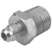 Burnett & Hillman 2" NPTF X 1.5/8" JIC Male/Male 1NJ3226 - FluidAirFittings