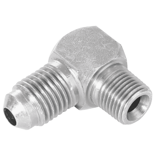 Burnett & Hillman 1/4" NPT X 1/2" SAE Elbow 07023 - FluidAirFittings