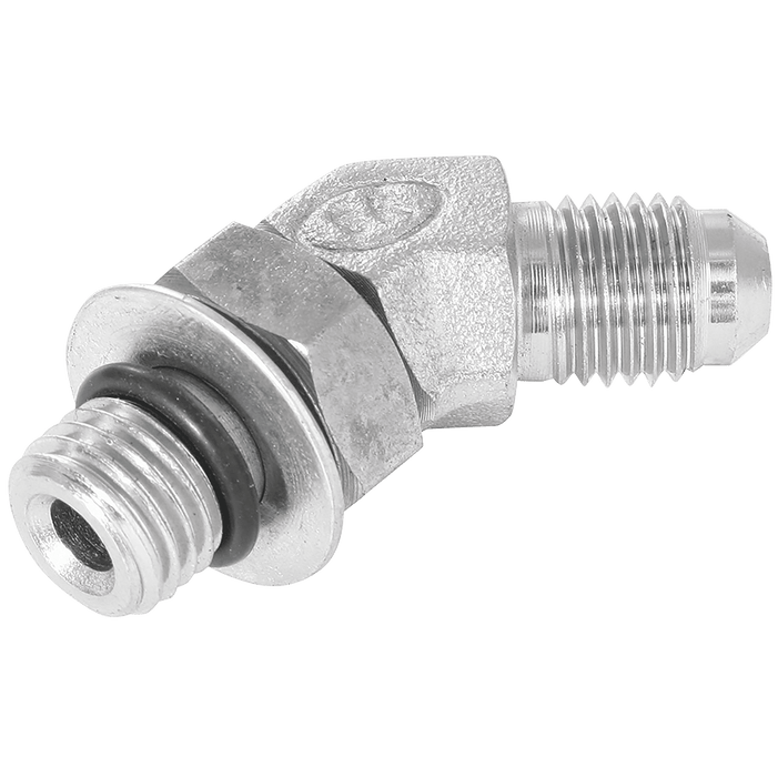 Burnett & Hillman 1.1/16" JIC X 1.1/16" UNF Elbow 03090FDPOS-45 - FluidAirFittings