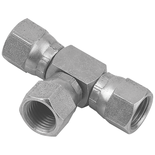 Burnett & Hillman 7/16" JIC Tee ZFJ07 - FluidAirFittings