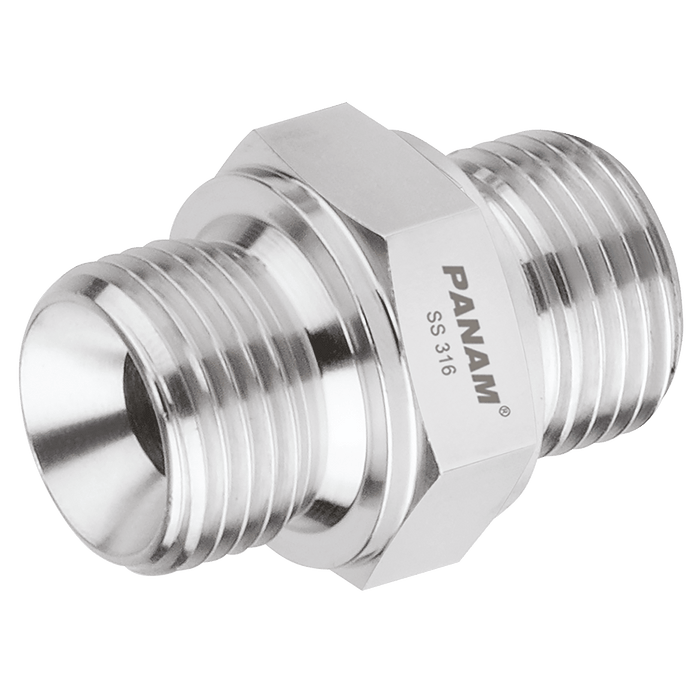 PANAM 1.1/2" BSP X 1.1/2" BSP Male/Male 2025-1617 - FluidAirFittings