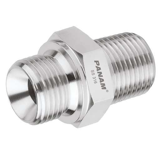 PANAM - 2025-1687 1" BSP X 3/4" NPT Male/Male - FluidAirFittings