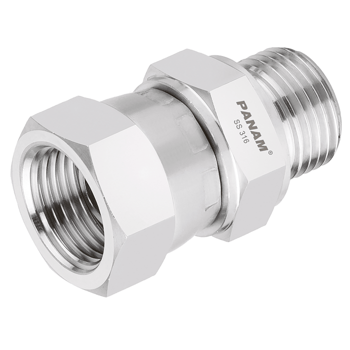 PANAM - 2033-9862 1/8" BSP X 1/8" BSP Tapered Male/Female - FluidAirFittings