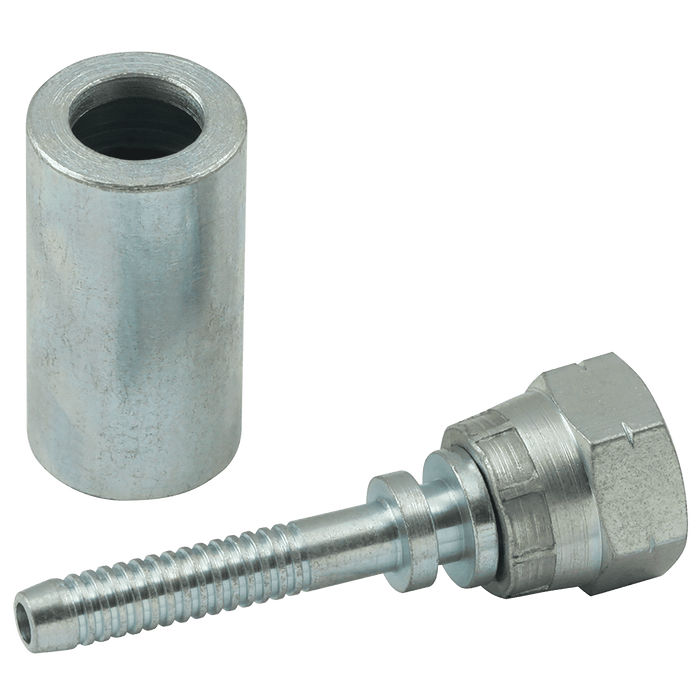 Eagle Pro 1/4" NPT Female Hose Fitting NPT Female Insert & Ferrule EH-NPTF0404 - FluidAirFittings