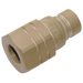 Parker 3/8" BSP Female Hydraulic Quick Release with Pressure Eliminator TE-TIF3821 - FluidAirFittings