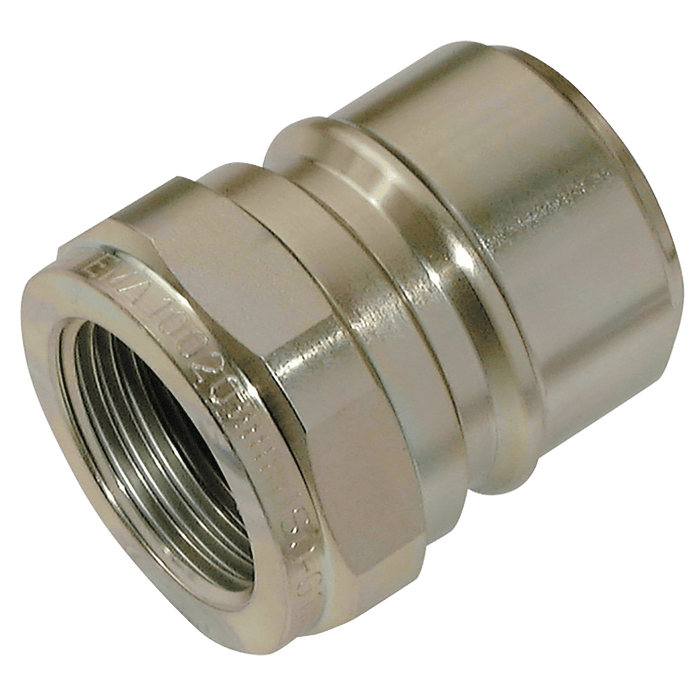 Parker 1" BSP Female Hydraulic Quick Release Plug TE-10020 RV - FluidAirFittings