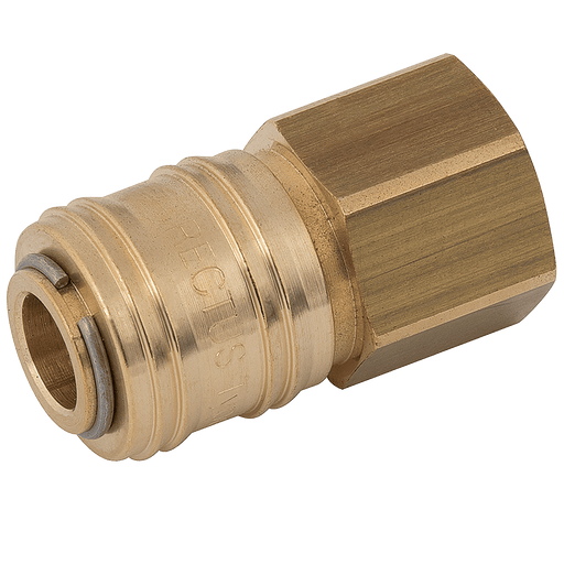 Parker Rectus 1/4" BSPP Female Coupling 14KAIW13MPX - FluidAirFittings