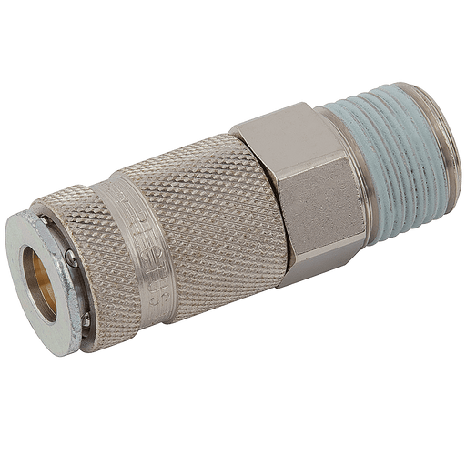 Parker Rectus 3/8" BSPT Male Coupling 17KAAK17SPN - FluidAirFittings