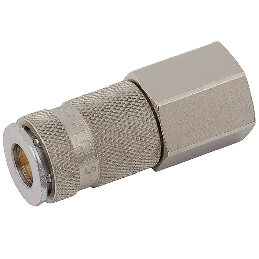 Parker Rectus 3/8" BSPP Female Coupling 17KAIW17SPN - FluidAirFittings