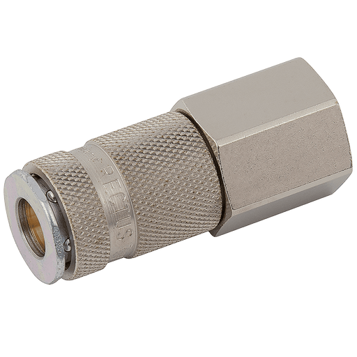 Parker Rectus 1/4" BSPP Female Coupling 17KAIW13SPN - FluidAirFittings