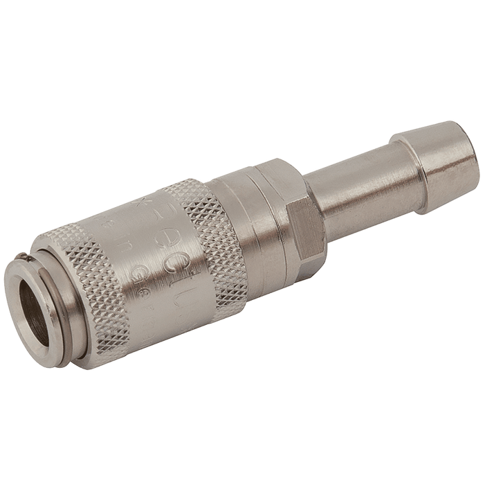 Parker Rectus 05MM Hose Tail Coupling Brass Nickel 20KATF05MPN - FluidAirFittings