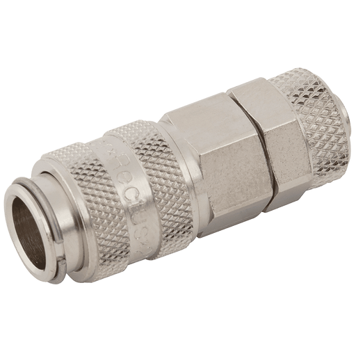 Parker Rectus 6 X 8MM Hose Coupling Nickel Plated 21KAKO08MPN - FluidAirFittings