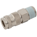 Parker Rectus 1/4" BSPT Male Coupling 25KAAK13MPN - FluidAirFittings