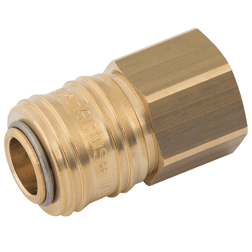 Parker Rectus 1/2" BSPP Female Coupling 26KAIW21MPX - FluidAirFittings