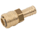 Parker Rectus 09MM Hose Tail Coupling Brass 26KATF09MPX - FluidAirFittings