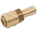 Parker Rectus 06MM Hose Tail Coupling Brass 26KATF06MPX - FluidAirFittings