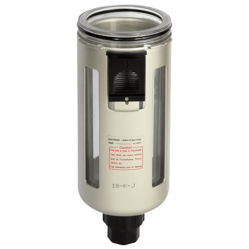 FT Pro Air Preparation Drain Bowl and Manual Drain KF600-P3 - FluidAirFittings