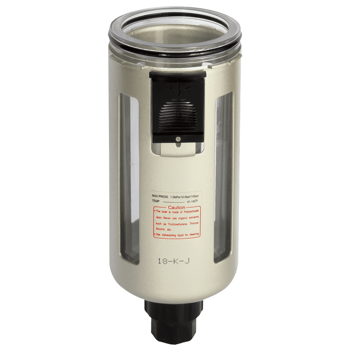 FT Pro Air Preparation Drain Bowl and Manual Drain KF600-P3 - FluidAirFittings