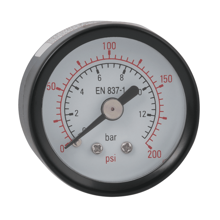 FT Pro 0-60 Psi 40MM Steel Gauge 1/8" BSPT Back 2018-1707