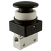 FT Pro M5 3/2 Micro Palm Button Valve K3M3PM-05-B - FluidAirFittings