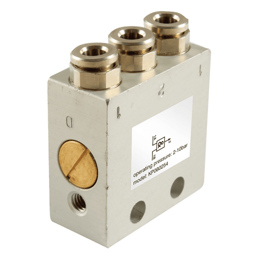 FT Pro 4MM Push-In and Valve KP080254 - FluidAirFittings