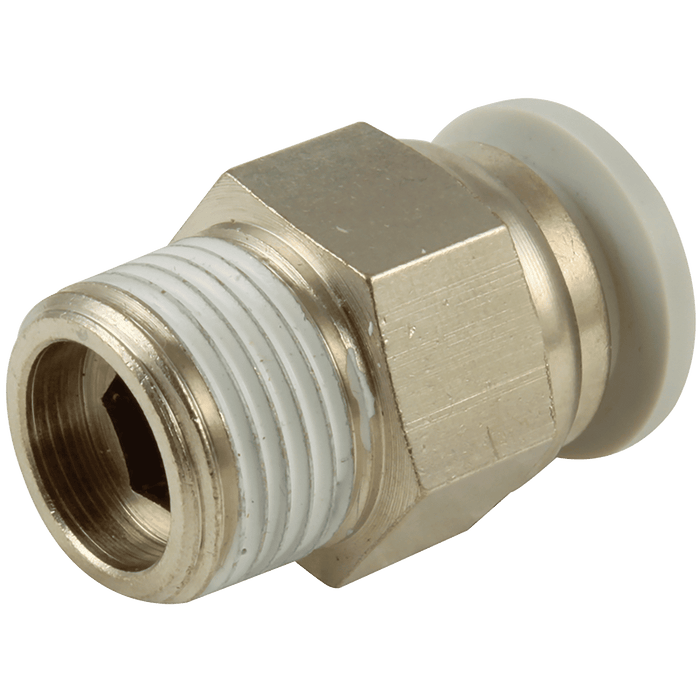 12MM X 3/8 BSPT GREY MALE STUD 10 BAR 2499-5493 - FluidAirFittings