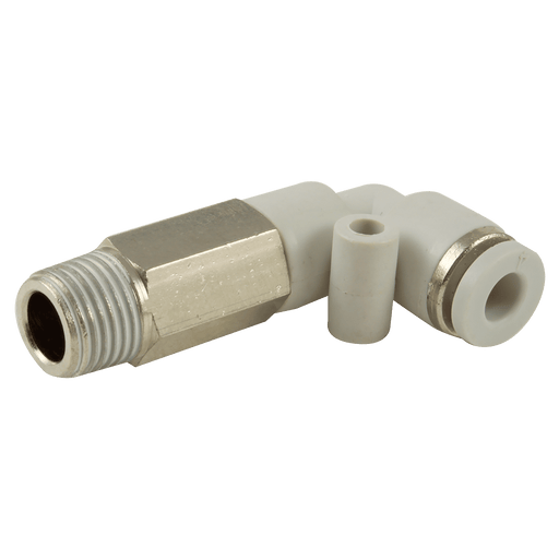 10MM X 1/4 BSPT GREY MALE ELB EXT 10 BAR 2499-5411 - FluidAirFittings
