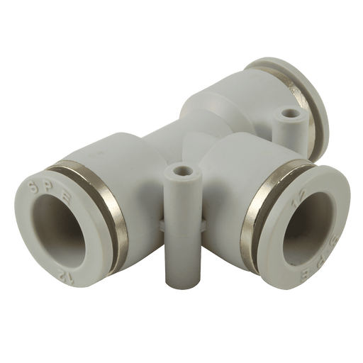 08MM GREY EQU TEE 10 BAR 2499-5325 - FluidAirFittings