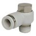 06MM X M6 GREY SINGLE BANJO 10 BAR 2499-5280 - FluidAirFittings