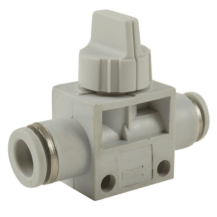 12 X 12MM OD TUBE GREY B.VALVE 10 BAR 2499-5232 - FluidAirFittings