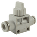 12 X 12MM OD TUBE GREY B.VALVE 10 BAR 2499-5232 - FluidAirFittings