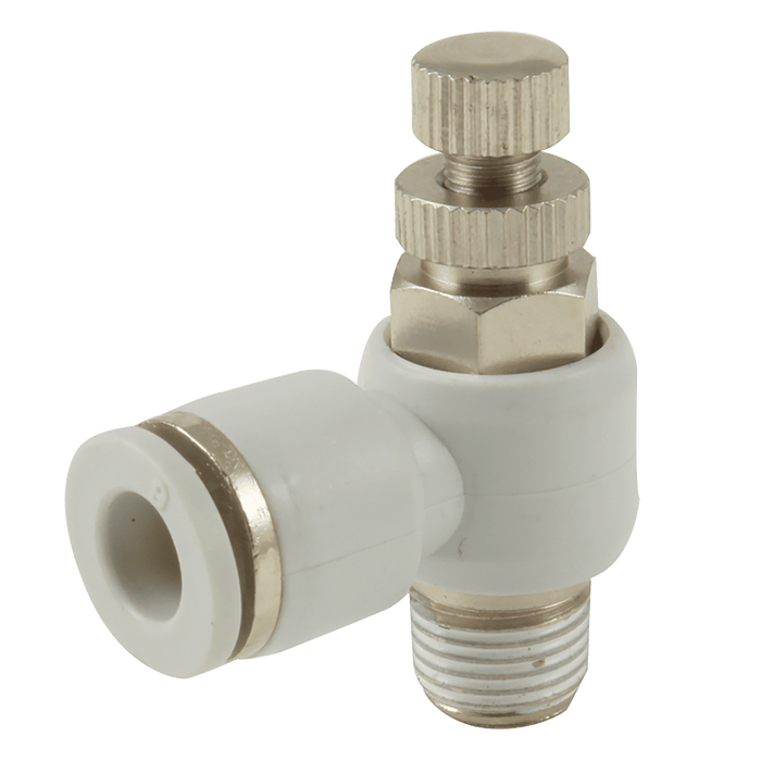 08MM X 1/2 BSPT GREY SPEED CONT. 10 BAR 2499-5220 - FluidAirFittings