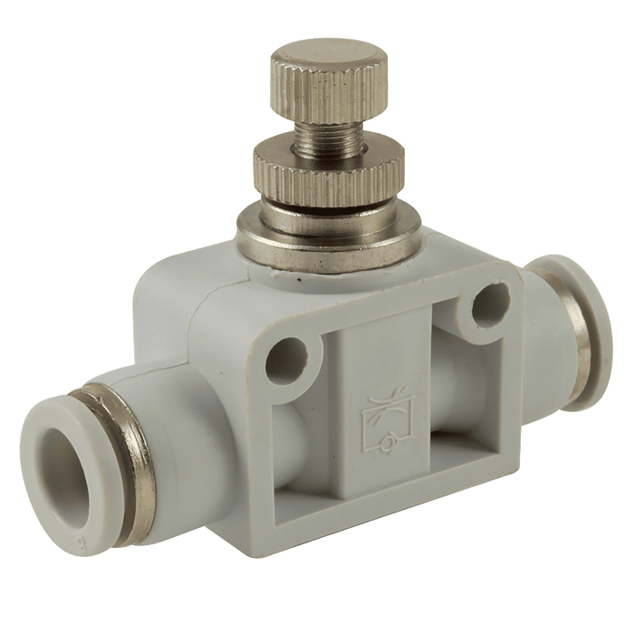 12MM GREY TUBE SPEED CONT. 10 BAR 2499-5209 - FluidAirFittings