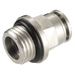 FT Pro 10MM OD X 1/2" BSPP Male Stud MPC10-G04 - FluidAirFittings