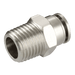 FT Pro 8MM OD X 1/4" BSPT Male Stud MPC8-02 - FluidAirFittings
