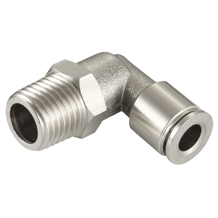 FT Pro 10MM OD X 1/2" BSPT Male Stud Elbow MPL10-04 - FluidAirFittings