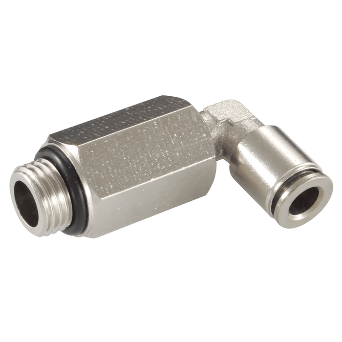 FT Pro 3/8" X 10MM OD BSPP Male Stud Ext Elbow MPLL10-G03 - FluidAirFittings