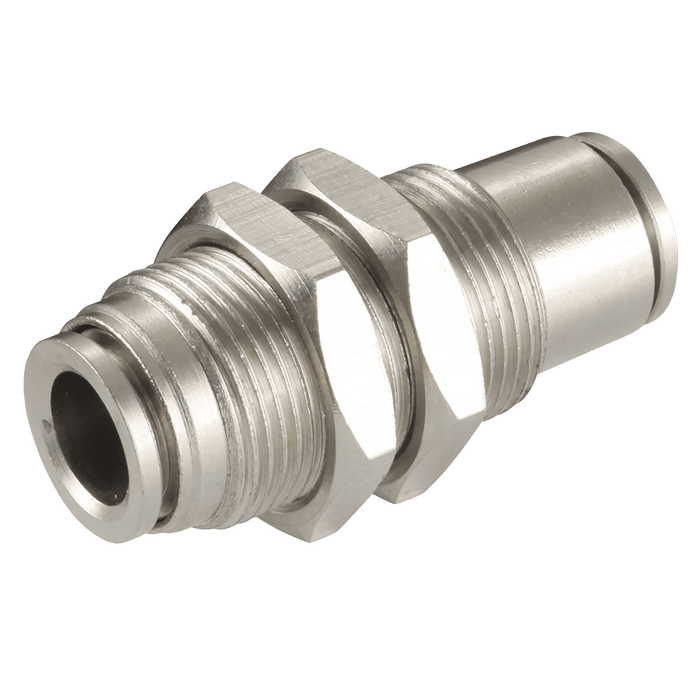 FT Pro 12MM OD Equal Bulkhead MPM-12 - FluidAirFittings