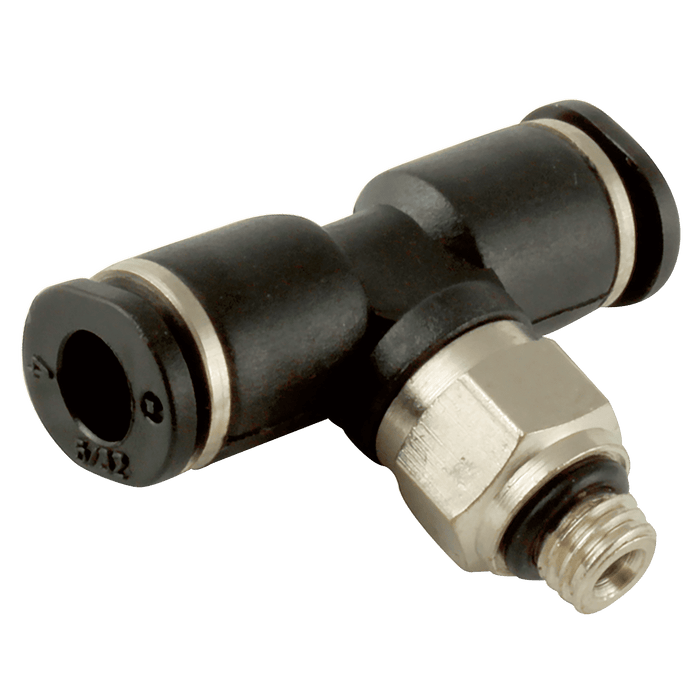 FT Pro M6 X 6MM Micro Male Tee Branch PT06-M6C - FluidAirFittings